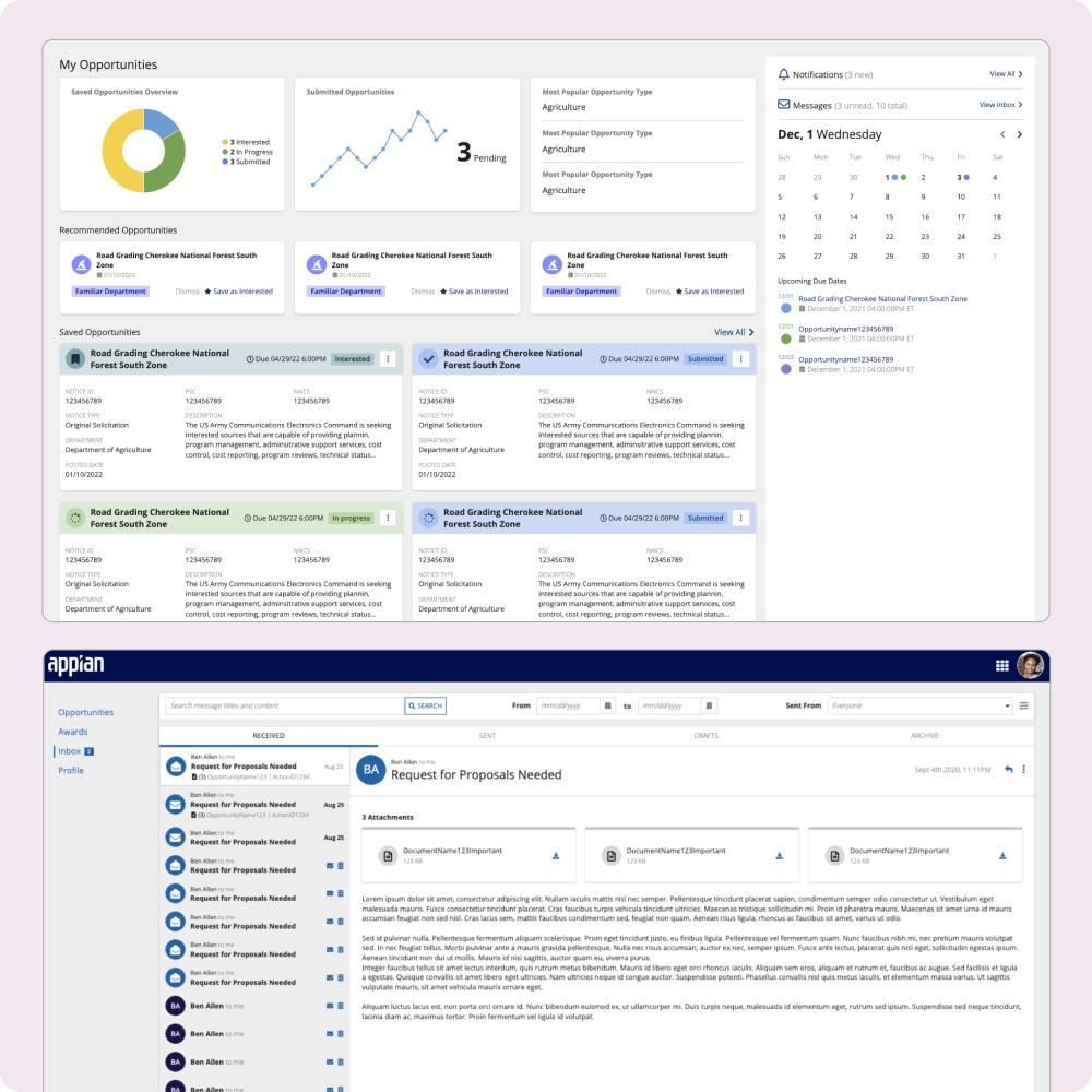 Appian Vendor Management